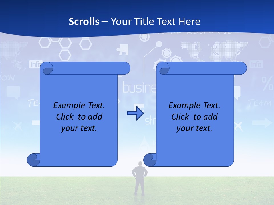 Ideas Stocks Suit PowerPoint Template