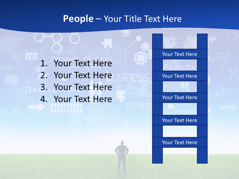 Ideas Stocks Suit PowerPoint Template