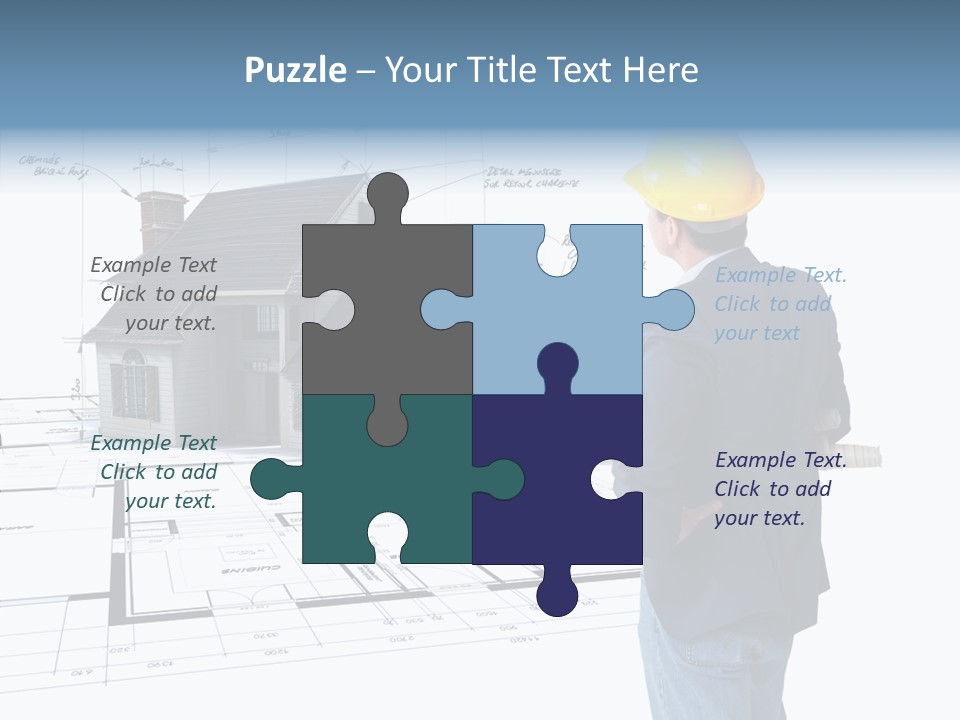 Constructor Design Plan PowerPoint Template