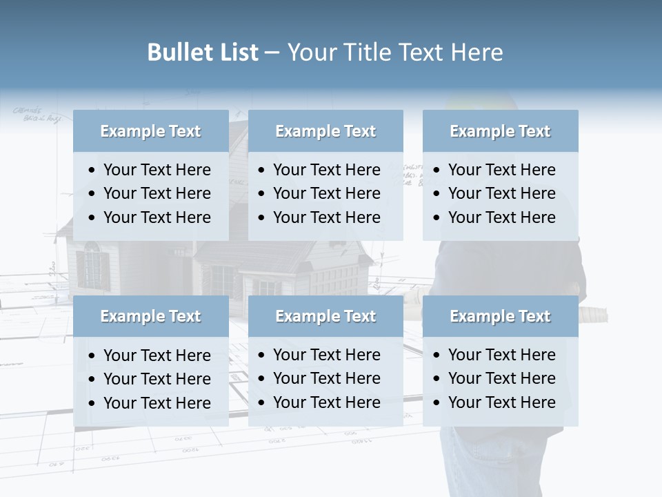 Constructor Design Plan PowerPoint Template