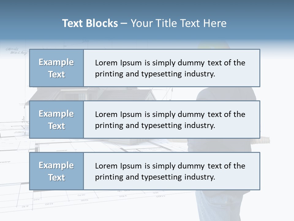 Constructor Design Plan PowerPoint Template