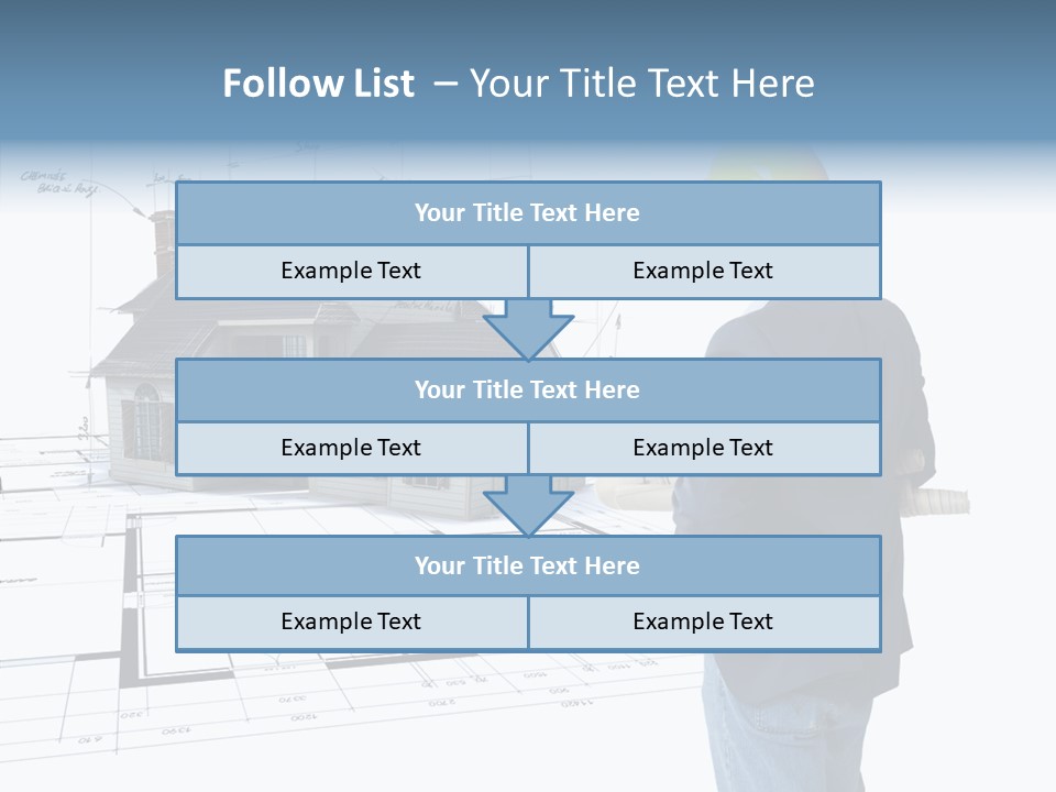 Constructor Design Plan PowerPoint Template