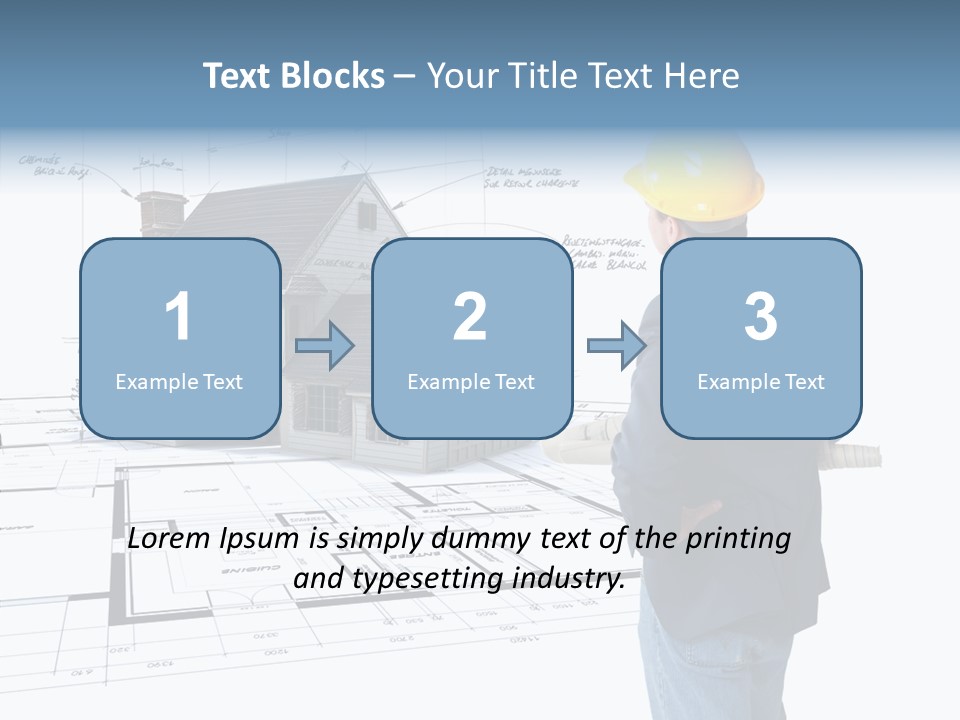 Constructor Design Plan PowerPoint Template