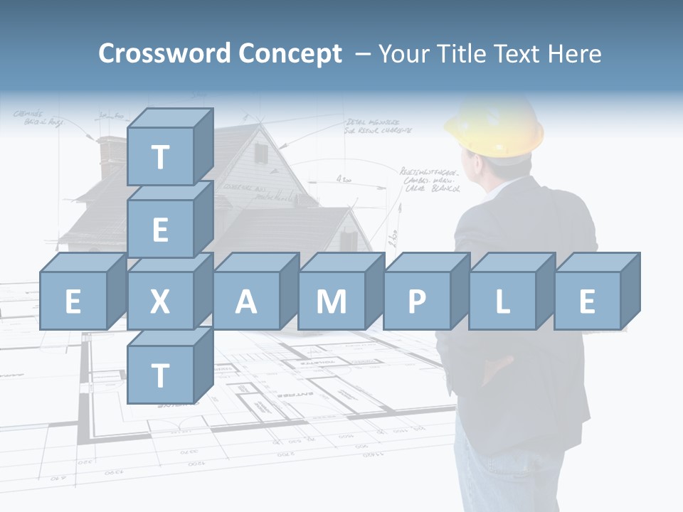 Constructor Design Plan PowerPoint Template
