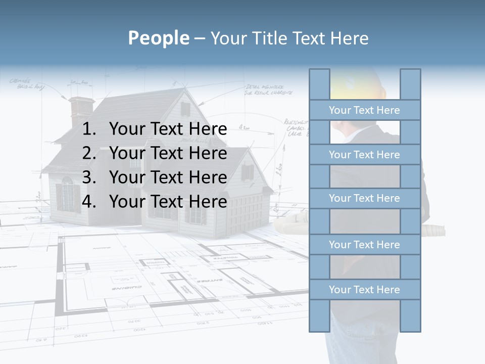 Constructor Design Plan PowerPoint Template
