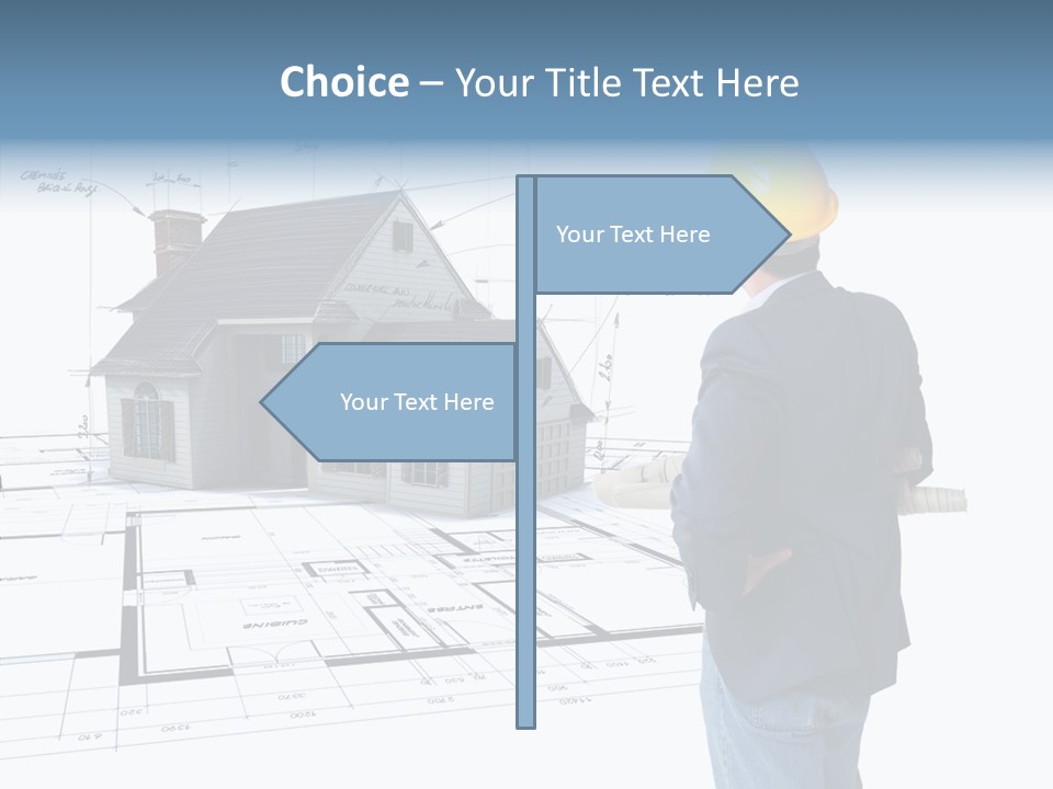 Constructor Design Plan PowerPoint Template