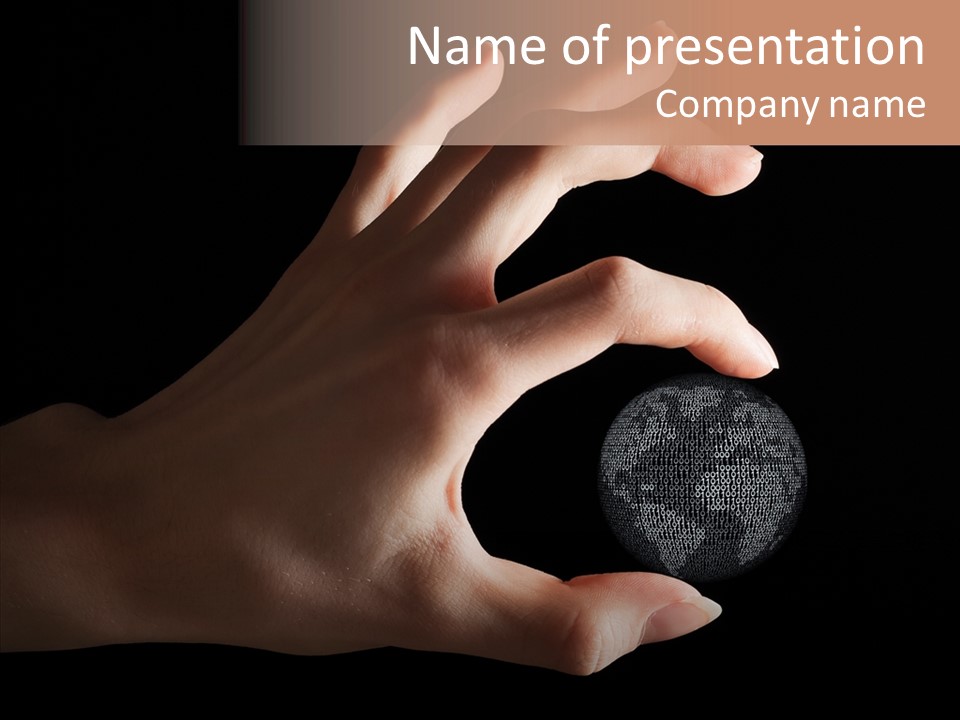 Zero Sphere Open PowerPoint Template