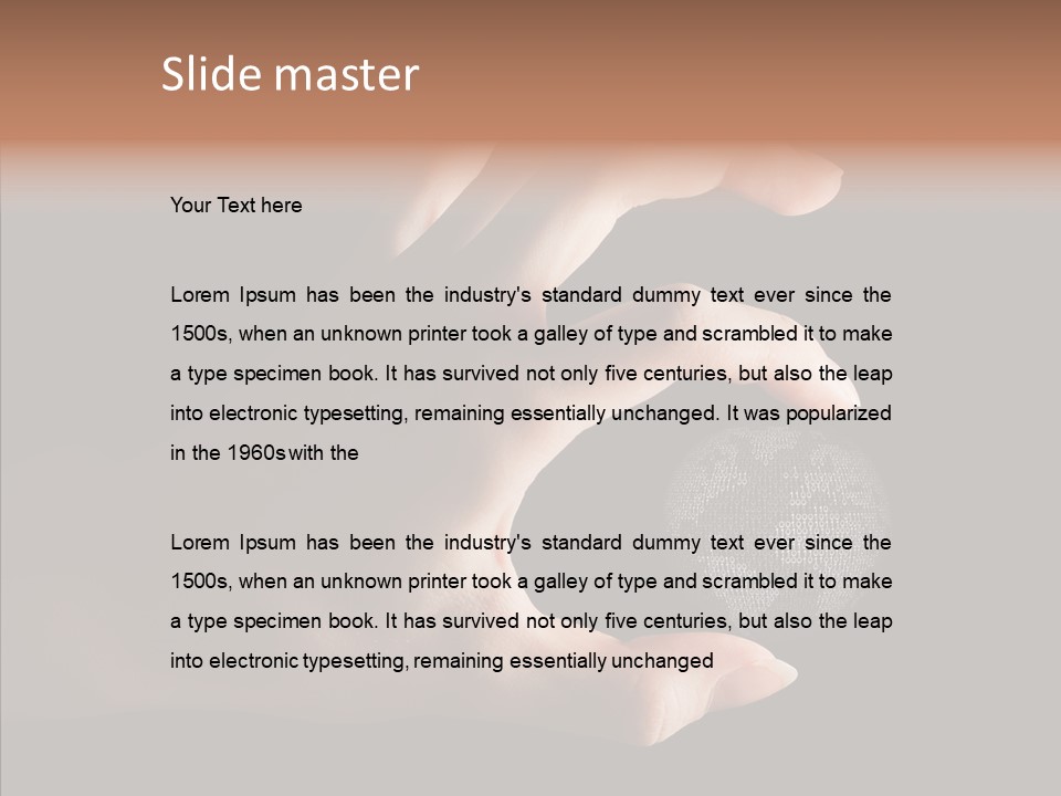 Zero Sphere Open PowerPoint Template