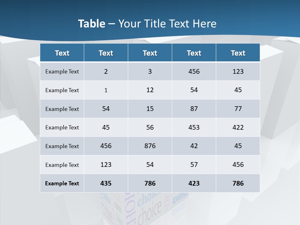 Another Tandout Differ PowerPoint Template