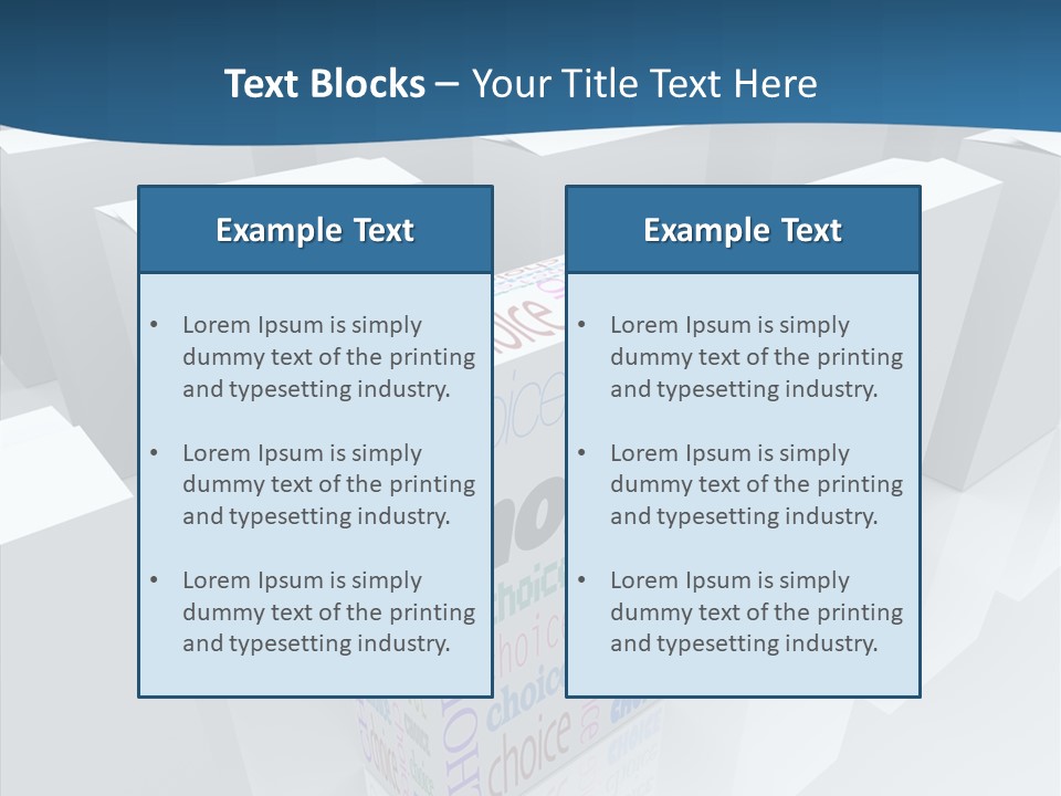 Another Tandout Differ PowerPoint Template