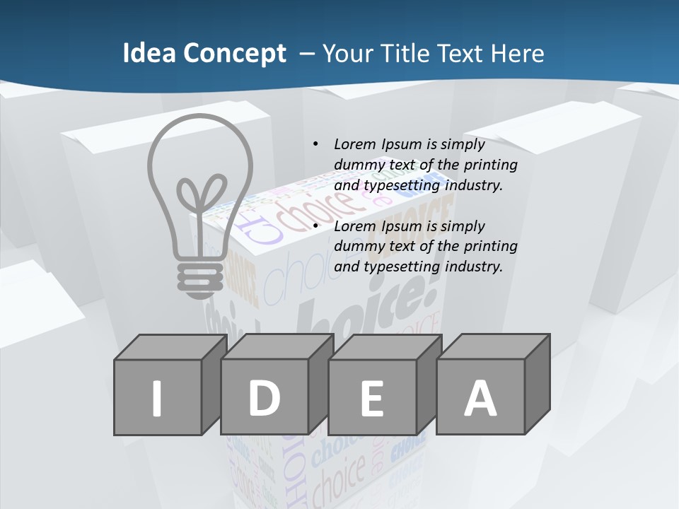Another Tandout Differ PowerPoint Template