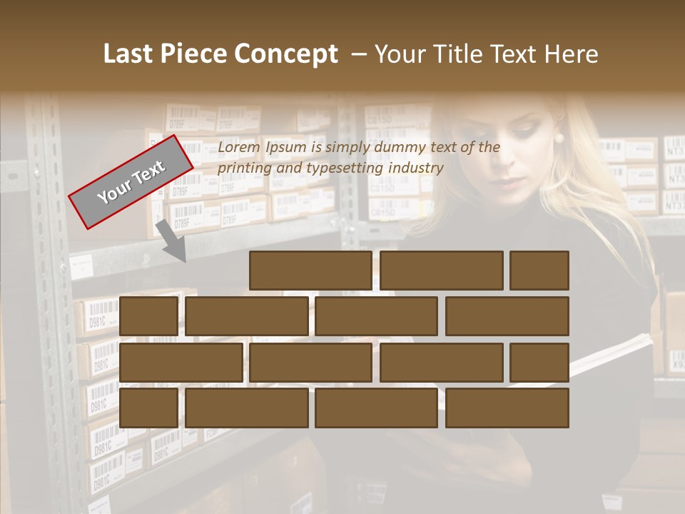 Goods Woman Sexy PowerPoint Template