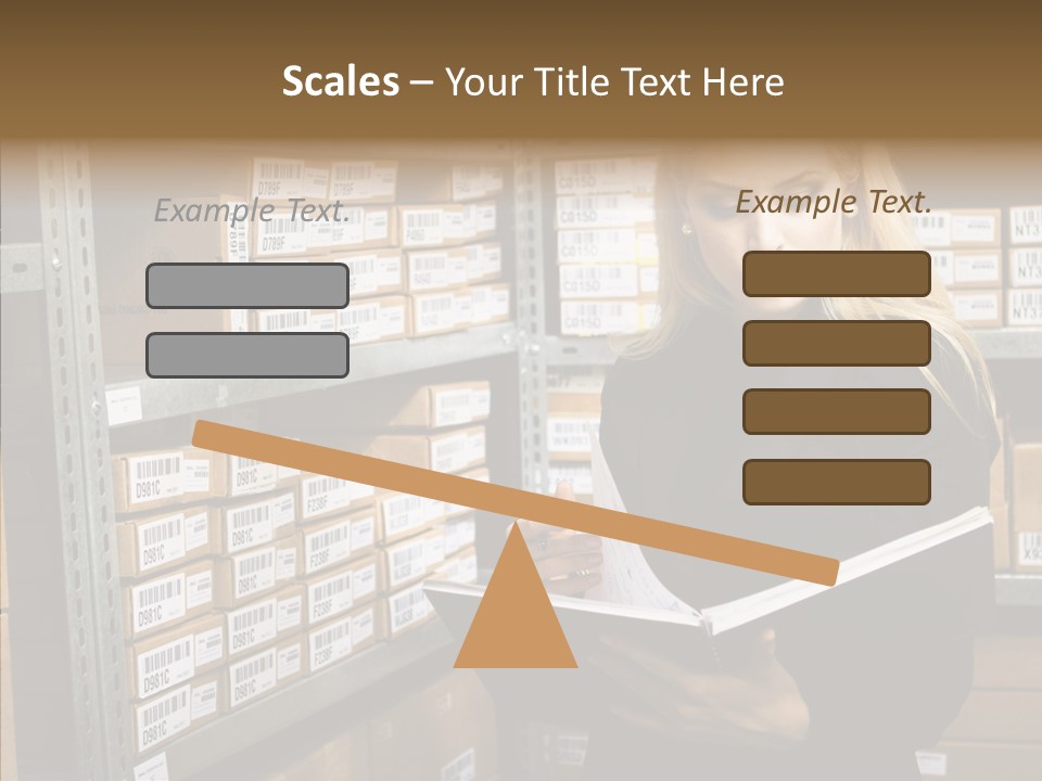 Goods Woman Sexy PowerPoint Template
