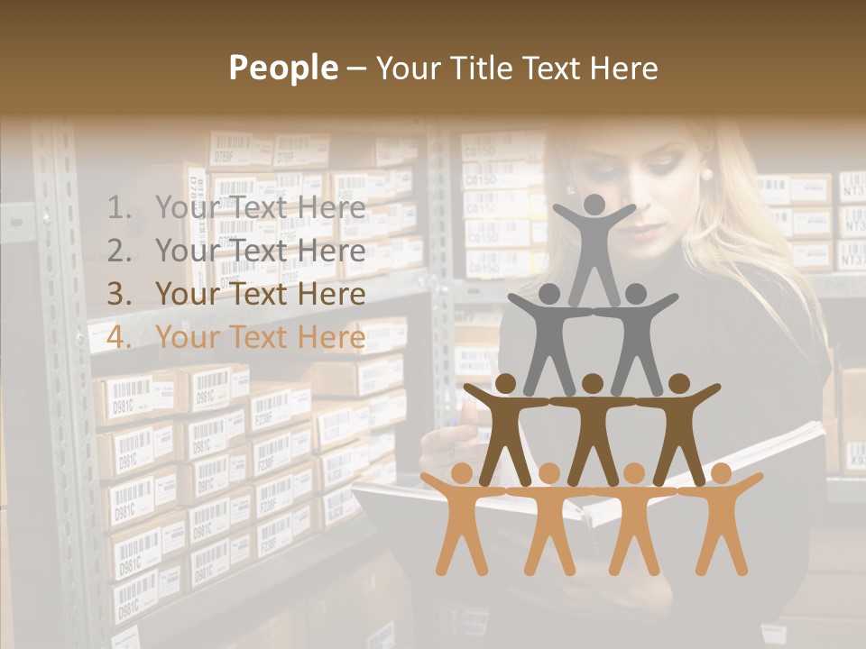 Goods Woman Sexy PowerPoint Template