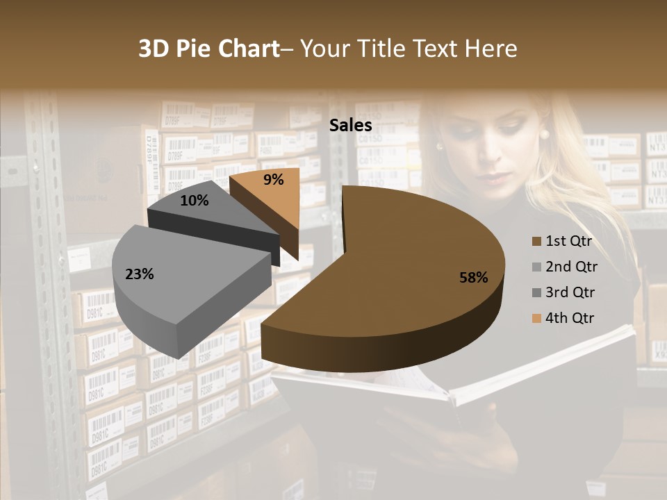 Goods Woman Sexy PowerPoint Template