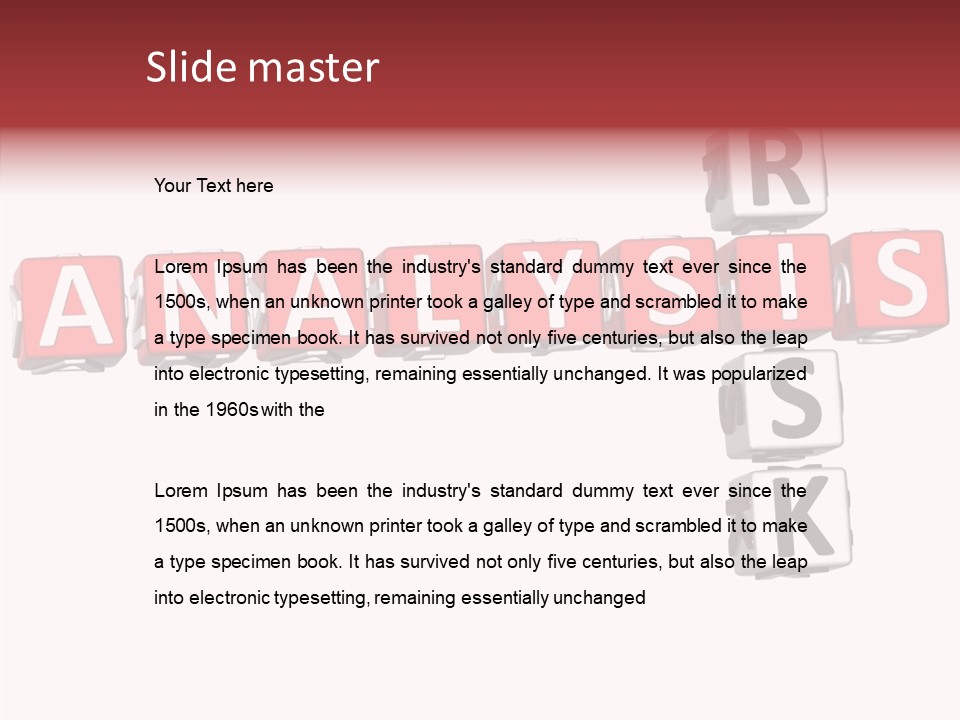 Creative Analysis Money PowerPoint Template