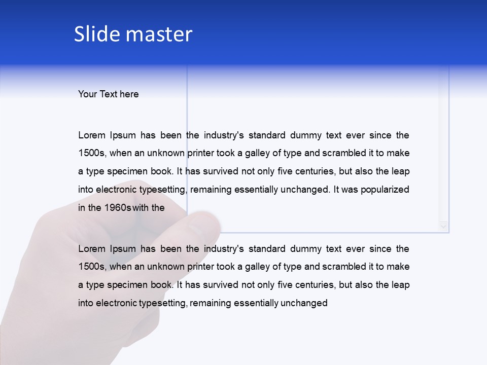 Human Career Poster PowerPoint Template