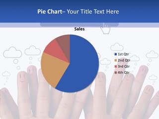 Couple Finger Group PowerPoint Template