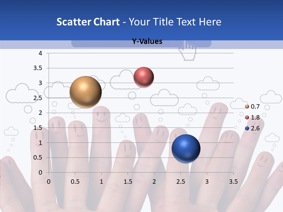 Couple Finger Group PowerPoint Template