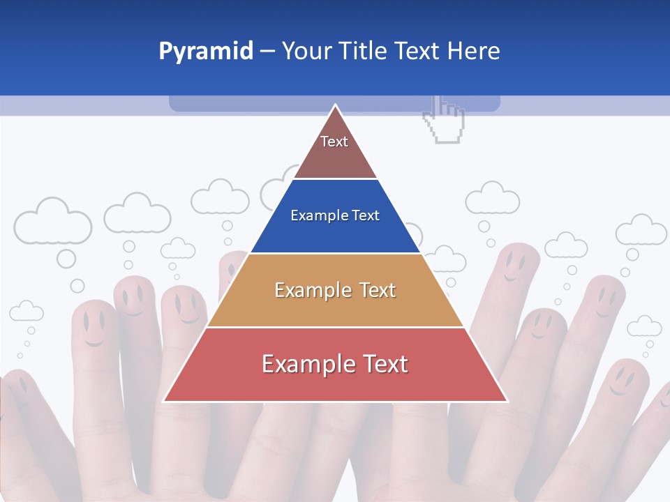 Couple Finger Group PowerPoint Template