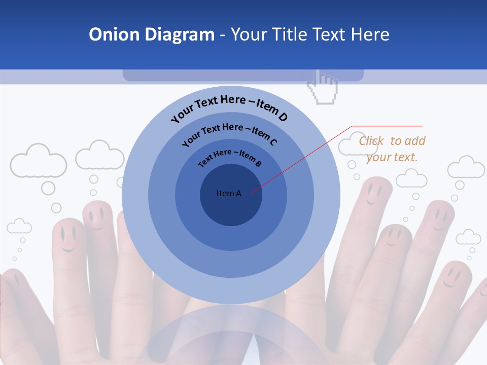 Couple Finger Group PowerPoint Template