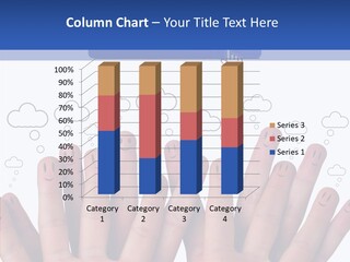 Couple Finger Group PowerPoint Template