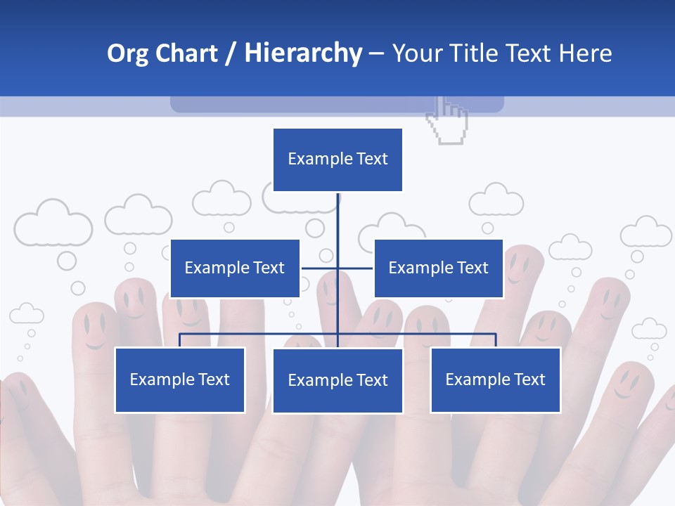 Couple Finger Group PowerPoint Template