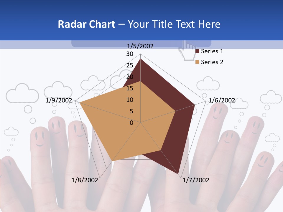 Couple Finger Group PowerPoint Template