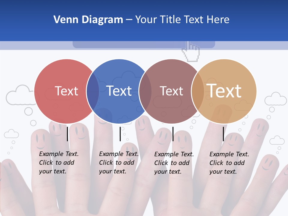 Couple Finger Group PowerPoint Template