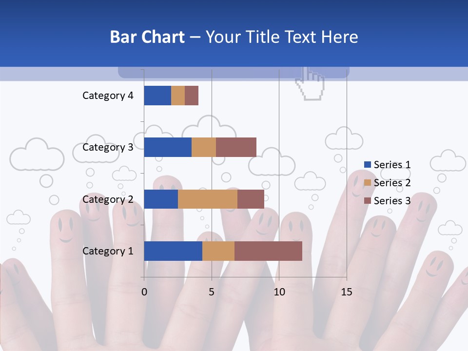 Couple Finger Group PowerPoint Template