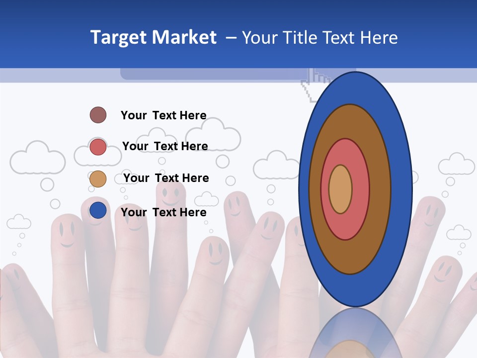 Couple Finger Group PowerPoint Template