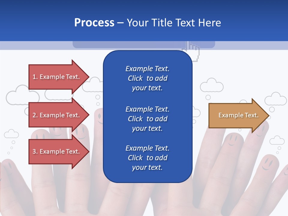 Couple Finger Group PowerPoint Template