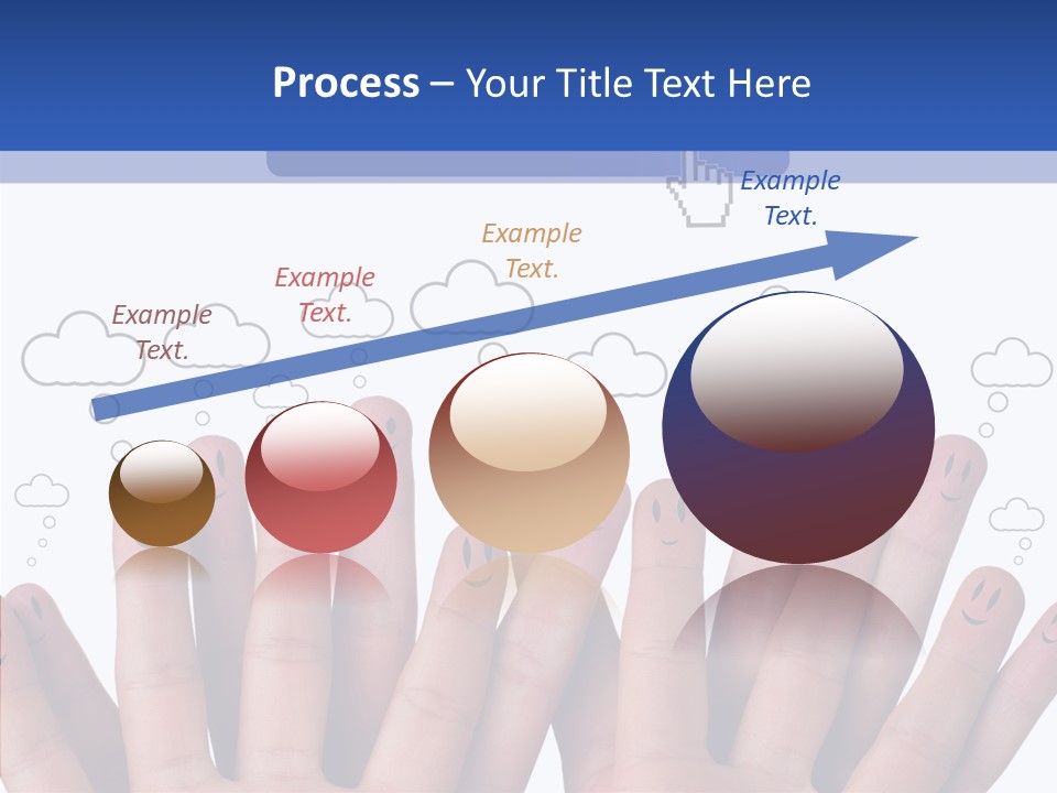 Couple Finger Group PowerPoint Template