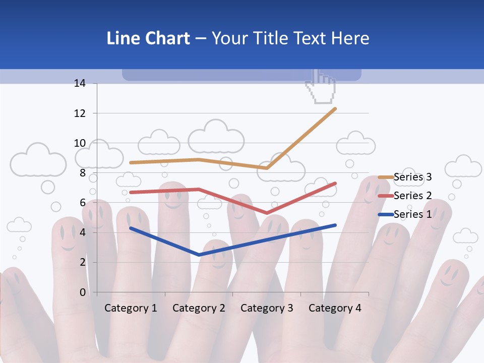 Couple Finger Group PowerPoint Template