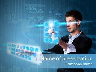 Click Symbol Pad PowerPoint Template