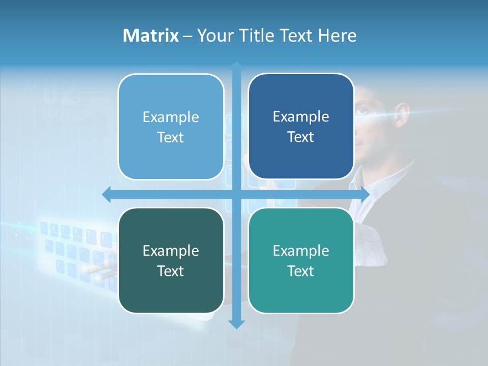 Click Symbol Pad PowerPoint Template