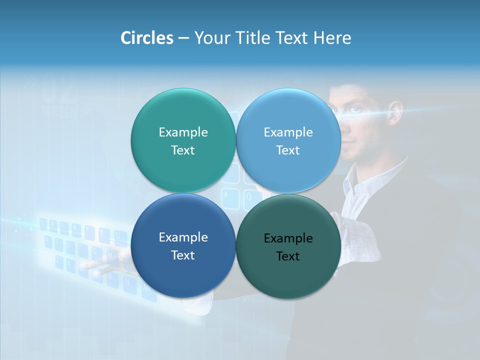 Click Symbol Pad PowerPoint Template