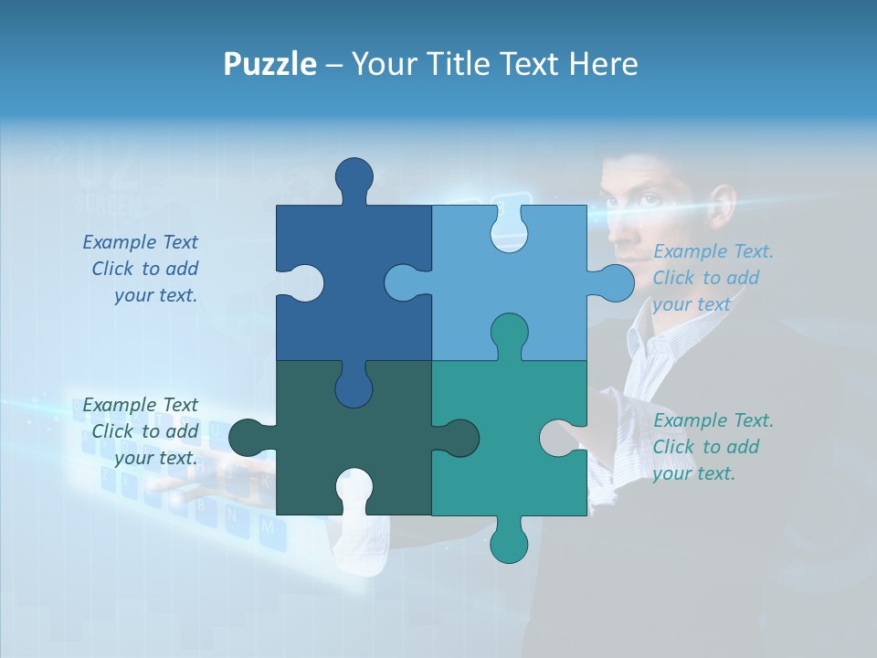 Click Symbol Pad PowerPoint Template