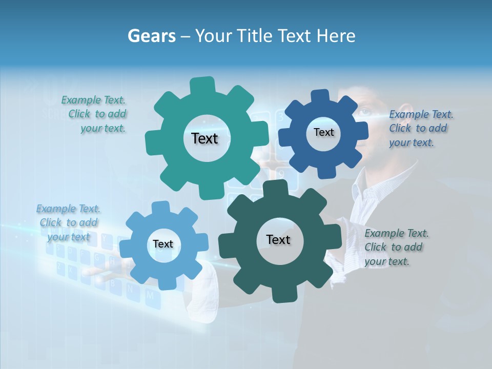Click Symbol Pad PowerPoint Template