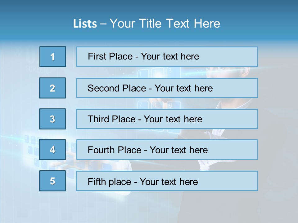 Click Symbol Pad PowerPoint Template