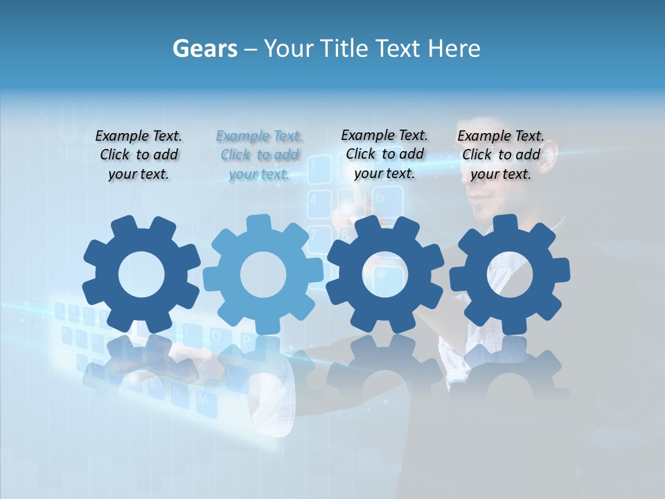 Click Symbol Pad PowerPoint Template