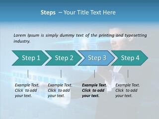 Click Symbol Pad PowerPoint Template