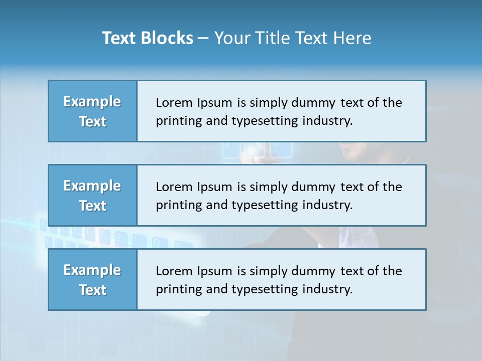 Click Symbol Pad PowerPoint Template