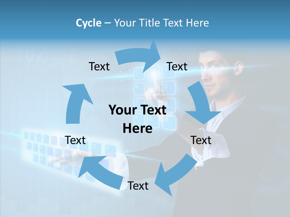 Click Symbol Pad PowerPoint Template