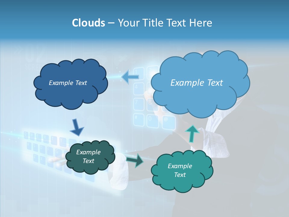 Click Symbol Pad PowerPoint Template