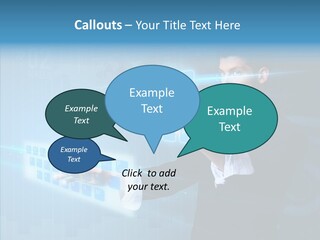 Click Symbol Pad PowerPoint Template