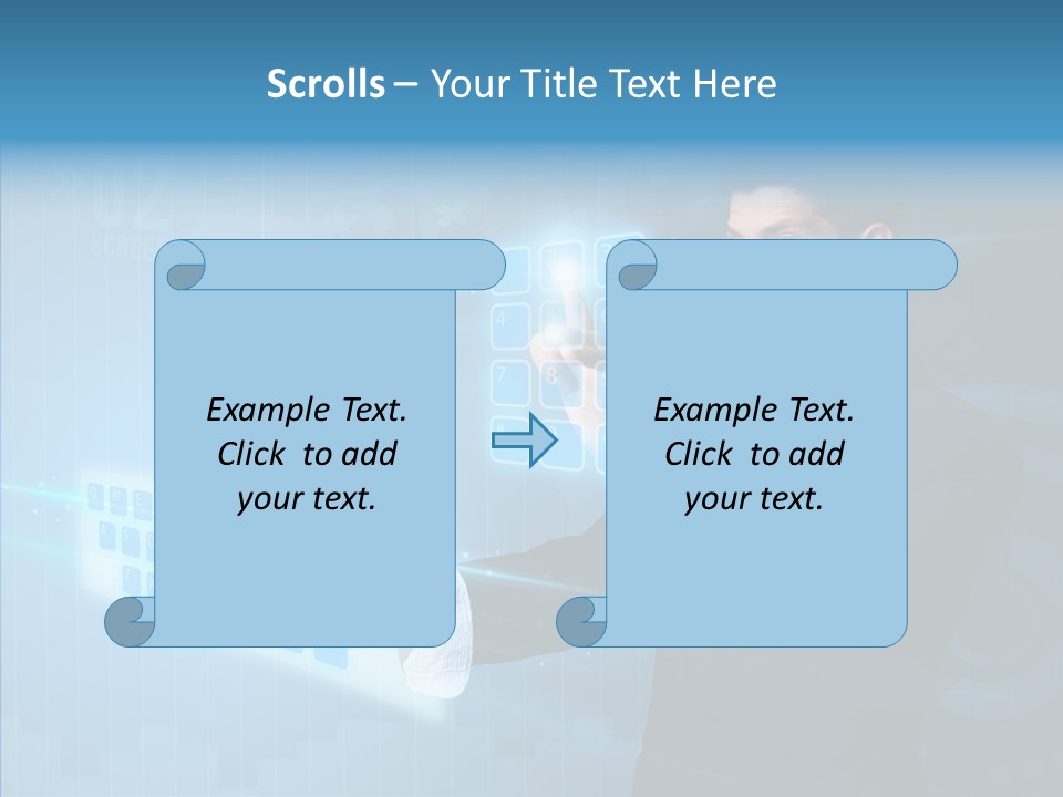 Click Symbol Pad PowerPoint Template