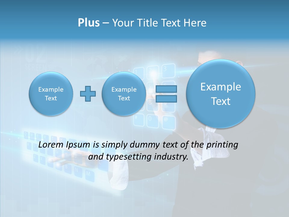 Click Symbol Pad PowerPoint Template