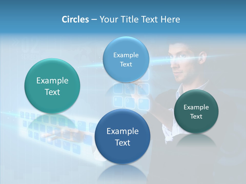 Click Symbol Pad PowerPoint Template