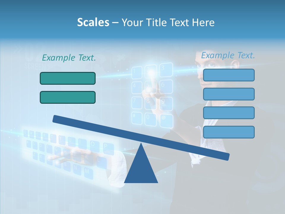 Click Symbol Pad PowerPoint Template